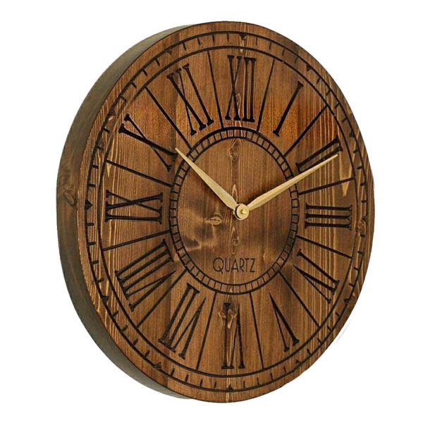 ساعت دیواری چوبی مدل آتن